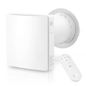 Szuper ajánlat HOLTOP/AIRWOODS AV-TTW5-W SH7IE Pro ISO egyhelyiséges hővisszanyerős szellőztető, páraérzékelővel, automata zsaluval, WiFi-vel, kültéri hangcsillapító elemmel