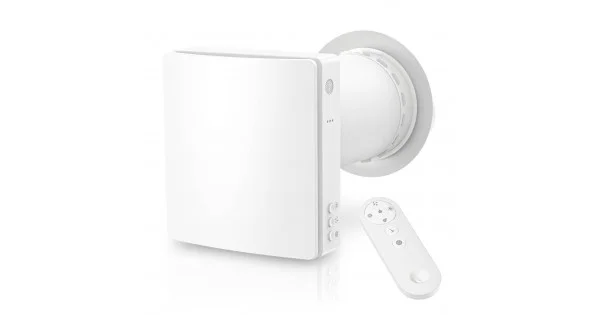 Szuper ajánlat HOLTOP/AIRWOODS AV-TTW5-W SH7IE Pro ISO egyhelyiséges hővisszanyerős szellőztető, páraérzékelővel, automata zsaluval, WiFi-vel, kültéri hangcsillapító elemmel