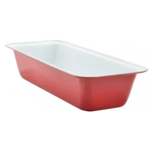 Piros kerámia bevonatos kenyérsütő 30x15.5cm Kiárusítás