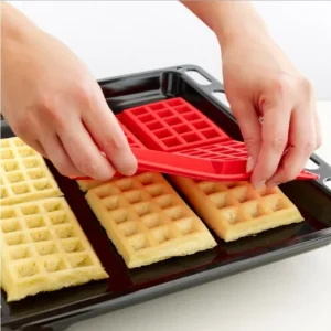Szilikon gofri sütőforma 4 részes Biztonságos fizetés