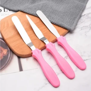 Rózsaszín spatula készlet 3 darabos Akciós ár