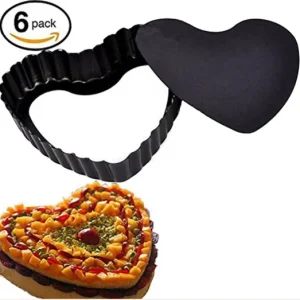 Teflonbevonatos szív pitesütő, kivehető betéttel 26cm x 3cm (2.O) Prémium