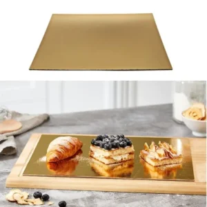 Szögletes fényes tortaalátét 2 mm/ 30x30 cm/1 db Gyors kiszállítás