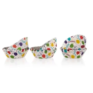 Szülinapi muffin papír színes 60 mm (100 darab) Bestseller