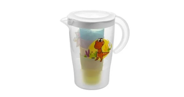 Azonnal elérhető DINO kancsó 4 pohárral 1.7 l