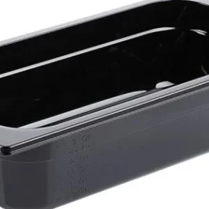 Alacsony ár Fekete polikarbonát GN 1/3-os edény 100 mm mély, 3,5 L