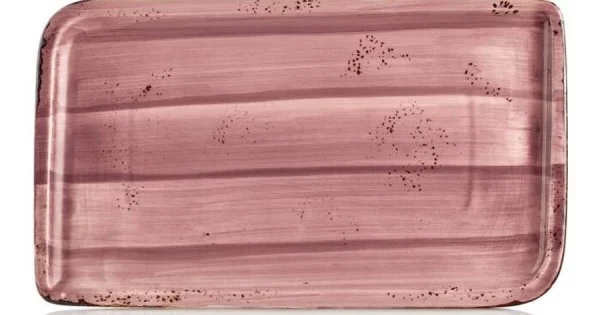 Azonnali szállítás Pink Harmony szögletes tányér 36 x 21 cm