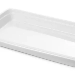 Árengedmény Porcelán GN 1/1-es edény 65 mm mély, fehér, 8,8 L, 530 x 325 x 65 mm
