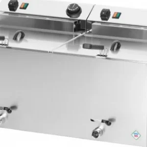 RM GASTRO 2x11 LITERES ASZTALI ELEKTROMOS OLAJSÜTŐ Biztonságos fizetés