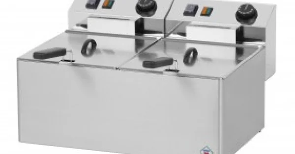 RM GASTRO 2x8 LITERES ASZTALI ELEKTROMOS OLAJSÜTŐ Végkiárusítás