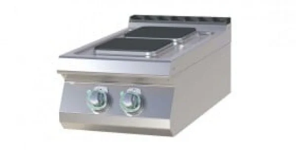 RM GASTRO ELEKTROMOS ASZTALI TŰZHELY 2 DB SZÖGLETES FŐZŐLAPPAL Legkelendőbb