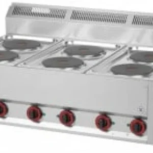 RM GASTRO ELEKTROMOS ASZTALI TŰZHELY 6 DB KÖR ALAKÚ FŐZŐLAPPAL Csak ma