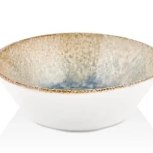 Biztonságos fizetés Smooth vegan mélytálka 16 cm, sárga - kék, 530 cc