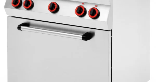 TECNOSTEEL 4 ÉGŐFEJES GÁZTŰZHELY, ELEKTROMOS SÜTŐ Biztonságos vásárlás