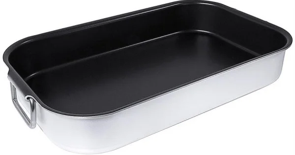 Árcsökkenés Tepsi alumíniumból, 6947-es széria - 12 L, tapadásmentes bevonattal 54 x 32 x 8,5 cm