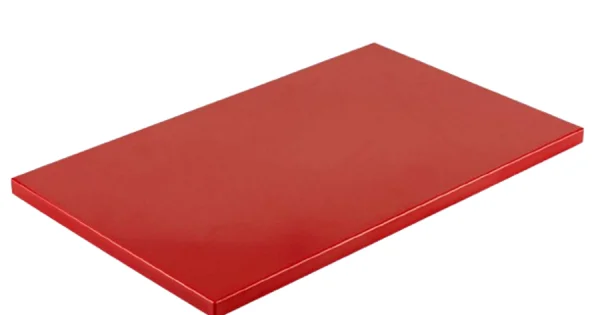 Azonnal elérhető Vágólap műanyag GN 1/1, 53x32,5x2 cm, PE, HACCP, piros
