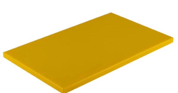 Akciós ár Vágólap műanyag GN 1/1, 53x32,5x2 cm, PE, HACCP, sárga