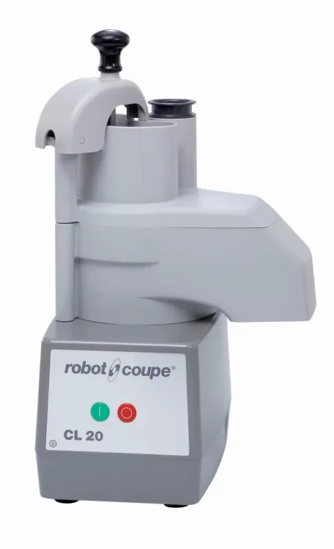 ROBOT-COUPE CL20 Zöldségszeletelő, kb 50 kg/h teljesítménnyel (kockázó és hasáb vágó funkció nélkül) Árengedmény