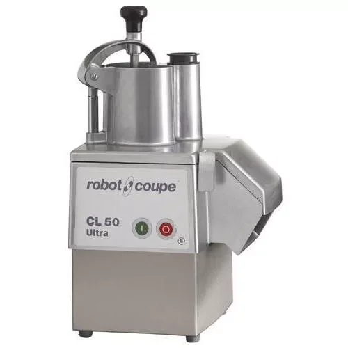 ROBOT-COUPE CL50 Ultra Zöldségszeletelő gép kb. 150 kg/h teljesítménnyel, rozsdamentes motorburkolattal Akció