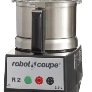 ROBOT-COUPE R2 Kutter polikarbonát motorblokkal és rozsdamentes acél 2,9 literes tartállyal, egy sebesség Biztonságos fizetés