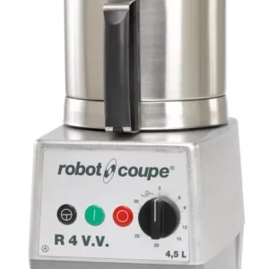 Vedd meg online ROBOT-COUPE R4 VV Kutter rozsdamentes motorblokkal és 4,5 literes tartállyal, állítható sebesség