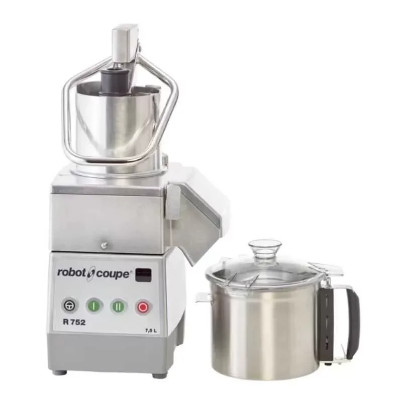 ROBOT-COUPE R752 Kutter + Zöldségszeletelő 7,5 literes tartállyal, 2 sebességgel, 400V/1800W Prémium