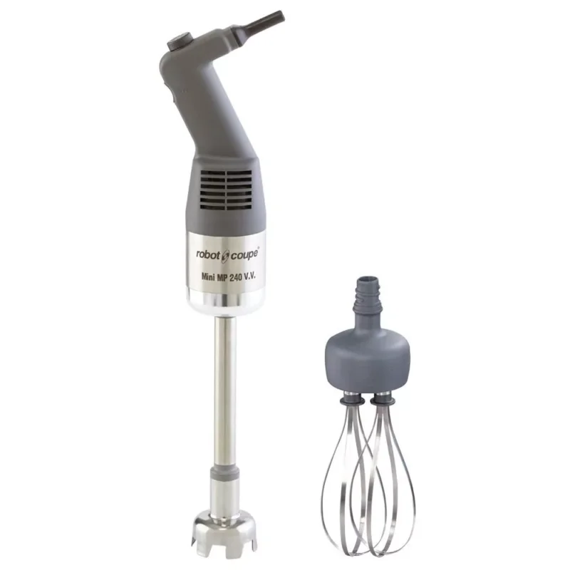 ROBOT-COUPE MiniMP 240 Combi Mini rúdmixer 240mm-es rúddal, cserélhető habverőfejjel, állítható sebesség, 270W Olcsóbb