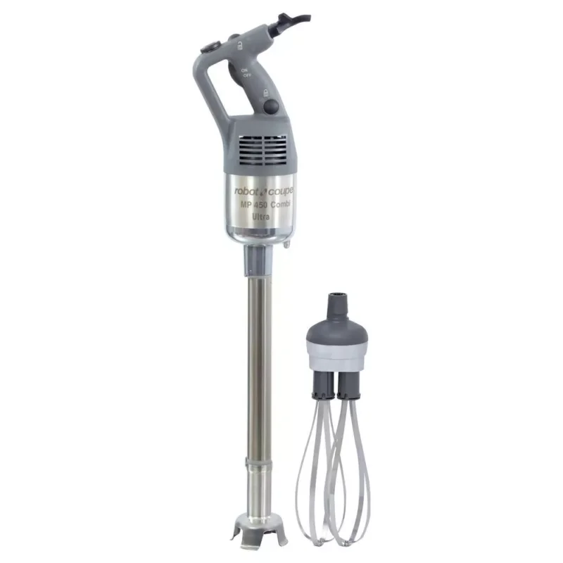 ROBOT-COUPE MP450 Combi Ultra Nagy méretű rúdmixer 450mm-es rúddal, cserélhető habverőfejjel, állítható sebesség, 500W Gyors kiszállítás