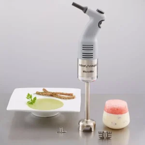 Azonnal elérhető ROBOT-COUPE MicroMix extra-kisméretű rúdmixer 165mm-es rúddal, állítható sebességgel, 220W
