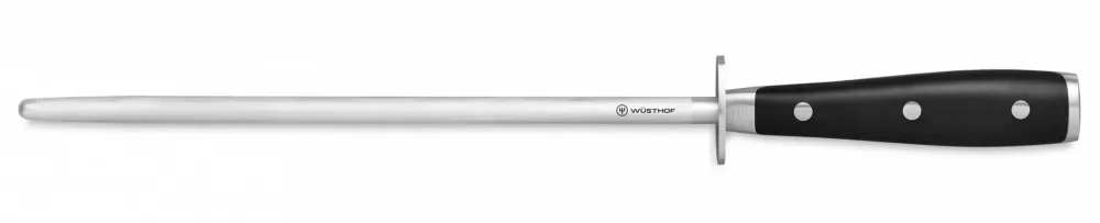 Wüsthof Classic Ikon Fenőacél kör keresztmetszetű, 26 cm-es, fekete markolattal Expressz kézbesítés