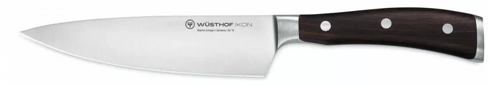 Wüsthof Ikon Szakácskés sima élű 16 cm-es pengével, grenadilfa markolattal Utolsó esély