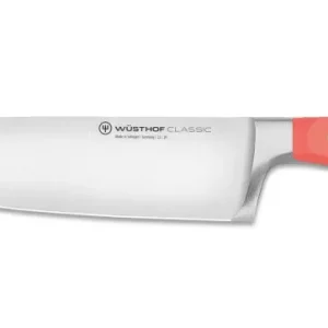 Wüsthof Classic Colour Szakácskés 20 cm-es pengével és korall barack színű markolattal Expressz kézbesítés