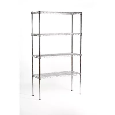 Króm állvány 4 szintes standard csomag, 1200x460x1830mm Olcsóbb