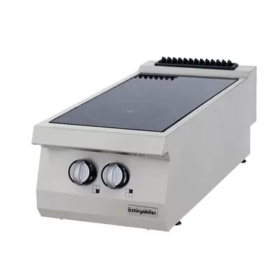 Nézd meg most Özti - Kerámialapos tűzhely 2 zónás 400x700x280 mm 4,2 kW - OSC 4070