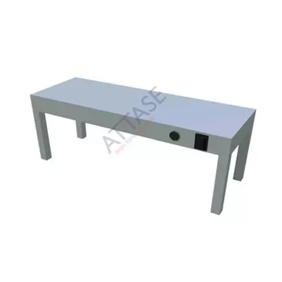 Fűtött átadópolc egyszintes 1600x300x300 mm Korlátozott ajánlat