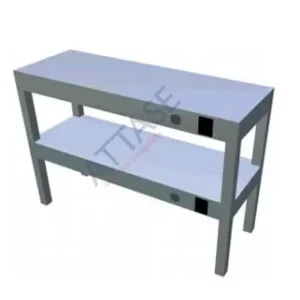 Fűtött átadópolc kétszintes 1200x600x300 mm alsó-felső fűtéssel Kihagyhatatlan ajánlat
