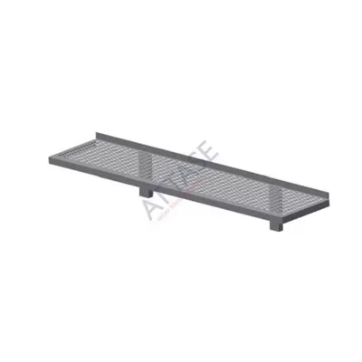 Akció Perforált fali polc konzollal 600x300 mm