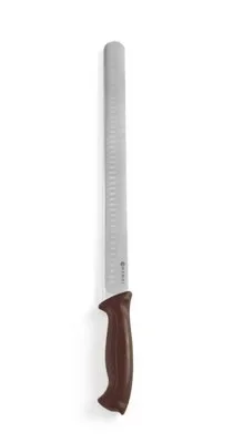 Végkiárusítás Hendi - Sonka/lazac kés, barna 49 cm