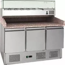 Expressz kézbesítés Fimar - pizzapult - 3 ajtós, alsó aggregáttal