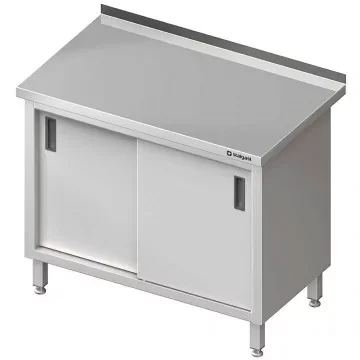 Stalgast - Rm neutrális pult, tolóajtóval, hátsó felhajtással 900x600x850 mm Legjobb ár