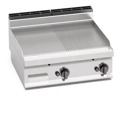Berto‘s - rostlap gázüzemű sima és bordázott 795x500 mm 2x6,9 kW - G7FM8B-2 Alacsony ár