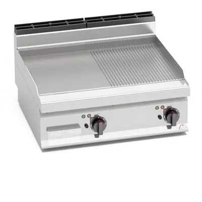 Berto‘s - rostlap elektromos sima és bordázott 795x500 mm 2x4,8 kW - E7FM8BP-2 Szuper akció