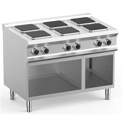 Dexion - Villanytűzhely 6 szögletes főzőlapos 400V 1100x730x850 mm szabadonálló (LXPQ711A) Olcsó