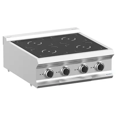 Vedd meg most Dexion - Indukciós főzőlap 4 főzőzónával 400V 700x730x250 mm asztali (LXIN77T)