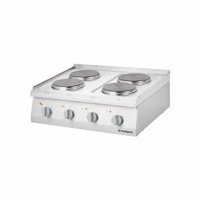 Stalgast - villanytűzhely 4 főzőlapos asztali 800x700x250 mm 10,4 kW - 9706000 Expressz kézbesítés