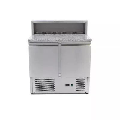 Mastercold - Pizzapult 2 ajtós beépített feltéthűtővel alsó aggregáttal Akciós ár