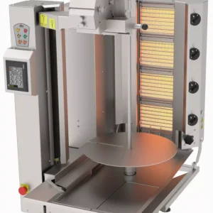Atalay - gyros sütő robot 4 égős kompakt gázos max 90 kg húshoz - ADR-C1-4G Azonnali szállítás