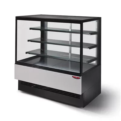 Outlet Tecnodom - süteményes hűtő egyenes üveggel, páramenetsítéssel 150 cm széles EVOK LUX 150