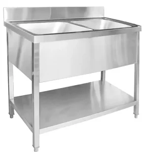Exkluzív ajánlat MSS - Rm mosogató két medencés, alsó polccal 1000x600x950 mm összeszerelhető VS106BT,C401301