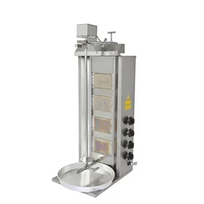 Olcsó Baysan - Gyros sütő 4 égős felsőmotoros gázüzemű max 70 kg húshoz PB GÁZ (LPG) G32464